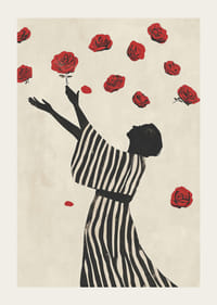 An elegant dance with roses captures moments of beauty-3