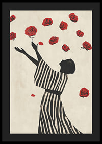Een elegante dans met rozen legt momenten van schoonheid vast-4
