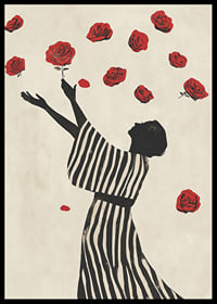Een elegante dans met rozen legt momenten van schoonheid vast-6