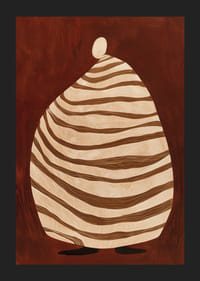 Teplé hnedé pozadie s jemnými, zvlnenými líniami pokoja-5