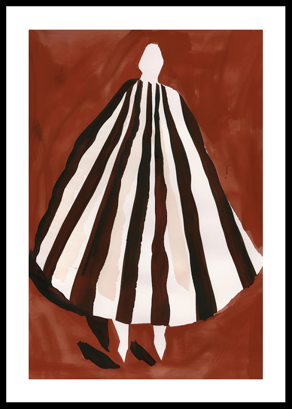 Stylish silhouette in warm tones that give space and mystery-12