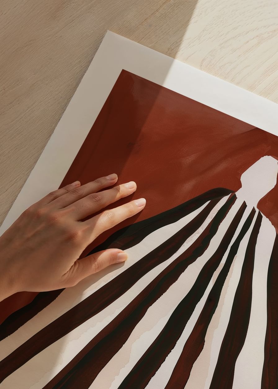 Stylish silhouette in warm tones that give space and mystery-12