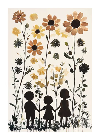 Poster Blooming Companions