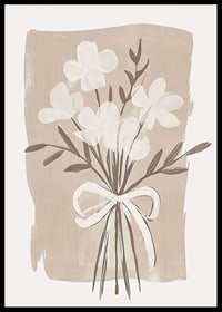 Soft, dreamy flowers against an earthy background create harmony-0