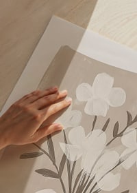 Soft, dreamy flowers against an earthy background create harmony-3
