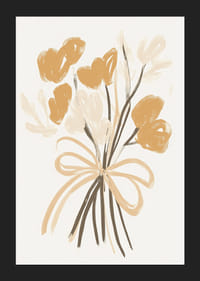 Mjuka penseldrag förmedlar blommornas skönhet och elegans-5