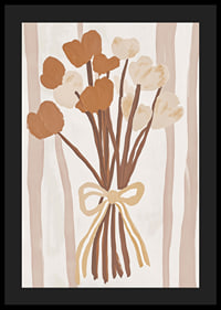 Brown and beige flowers in an elegant composition-4