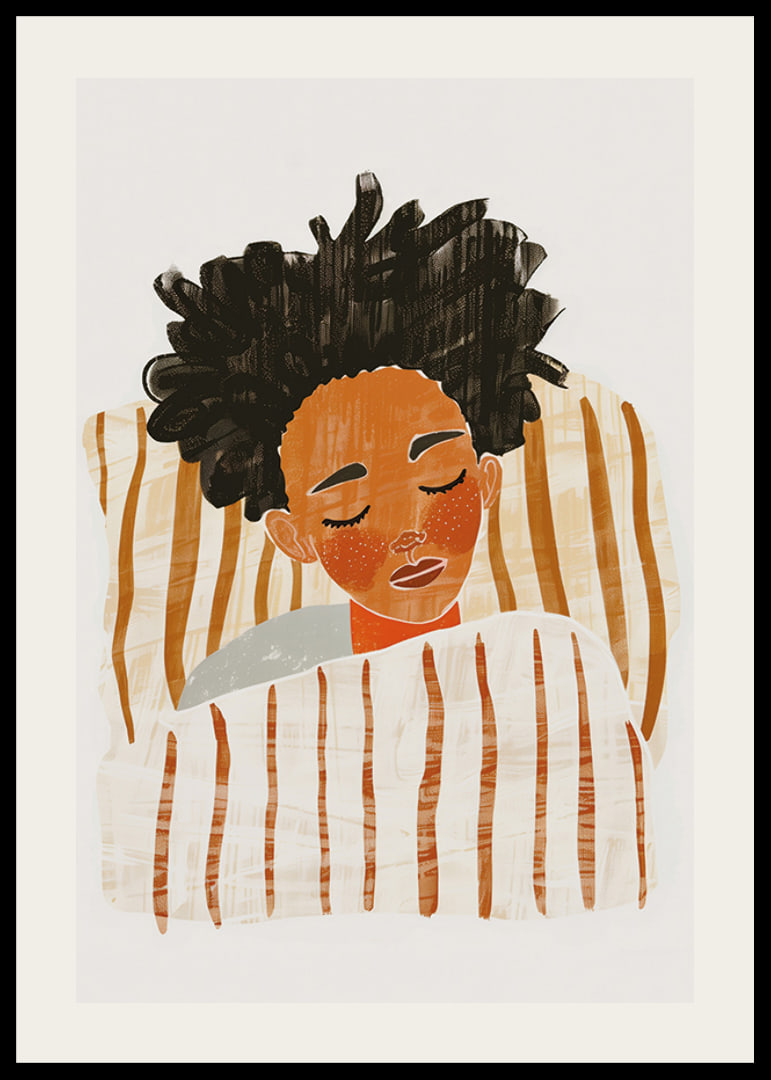 A peaceful sleeping figure captures the stillness of the night-12