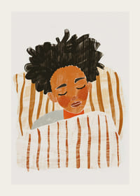 En fredfyldt sovende skikkelse fanger nattens stilhed-3