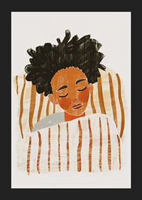A peaceful sleeping figure captures the stillness of the night-5