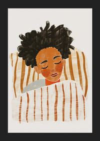 En fredfyldt sovende skikkelse fanger nattens stilhed-5