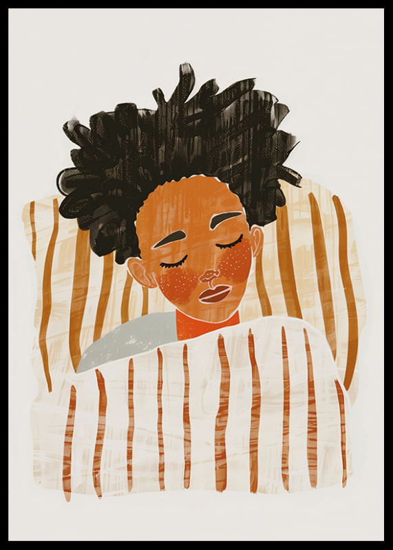 A peaceful sleeping figure captures the stillness of the night-12