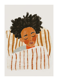 A peaceful sleeping figure captures the stillness of the night-1