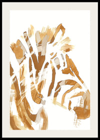 Elegant abstraksjon av en hests kraftige manke-2