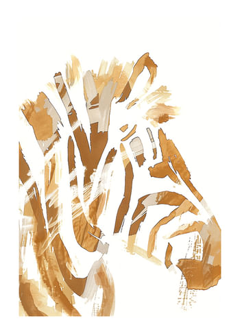 Poster Golden Equine