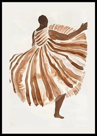 A dancer floats in soft, earthy tones of elegance and movement-2