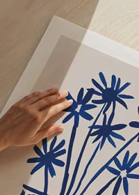 Blooming elegance in deep blue hues attracts the viewer-9
