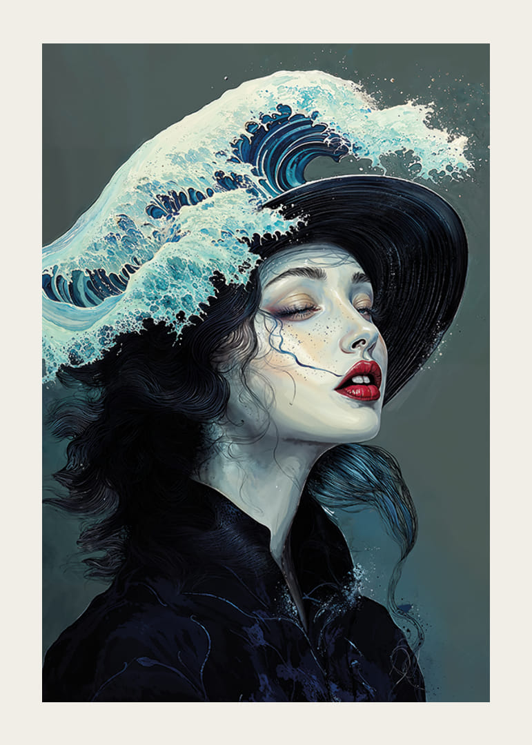 A fascinating fusion of water and beauty in a dreamlike scene-12