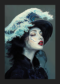 A fascinating fusion of water and beauty in a dreamlike scene-5