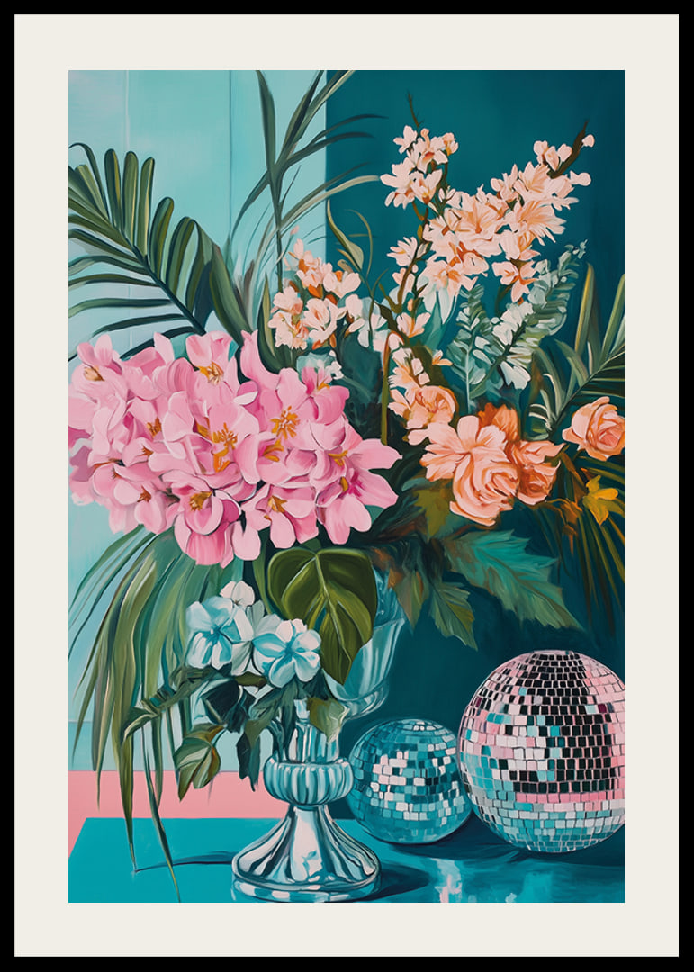 Die Schönheit der Blumen trifft auf den Glamour einer Discokugel-12