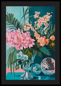 Krása kvetov sa stretáva s pôvabom diskotékovej gule-4