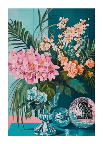 Poster Botanical Disco No1