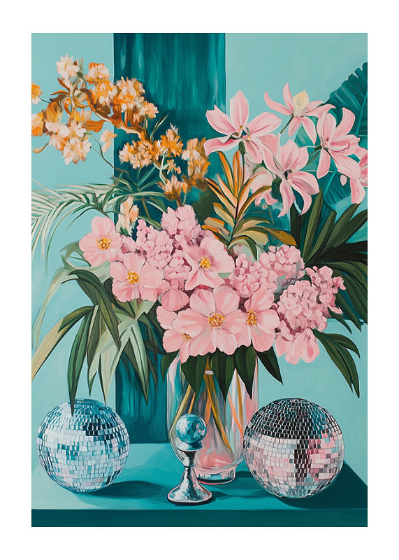 Poster Botanical Disco No2