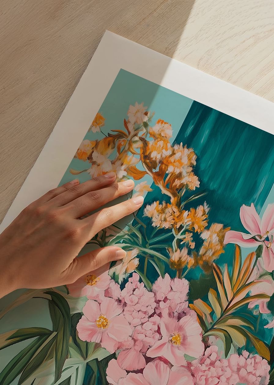 Aranjament floral pastel cu detalii sclipitoare-12