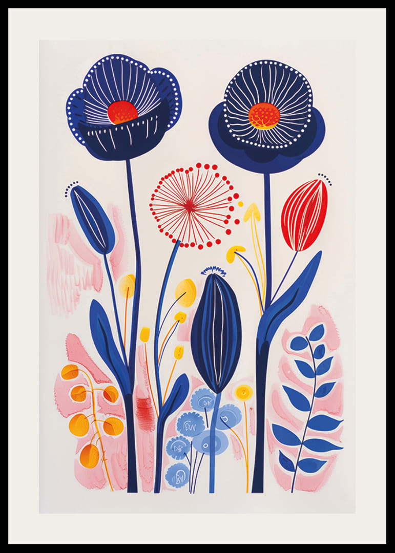 Livliga färger blommar i en harmonisk kavalkad av naturens fägring-12