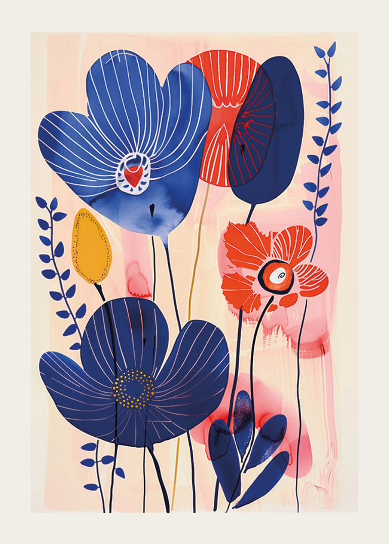 Colorful flowers create a vibrant atmosphere of joy and creativity-12