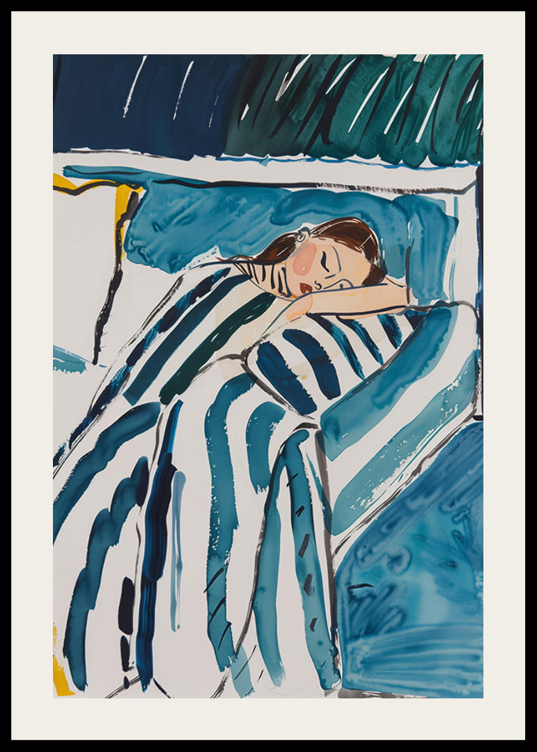 Avkopplande ögonblick av stillhet och lugn i en drömlik atmosfär-12