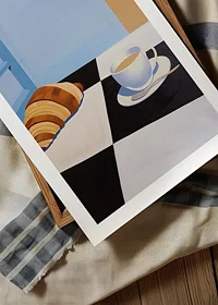 A harmonious morning with coffee and croissant-8