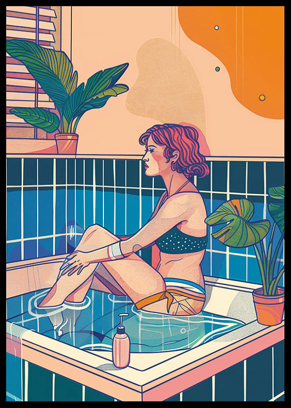 Un moment de relaxare într-o baie colorată-12