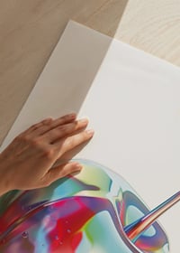 Una cereza brillante iluminada con colores vibrantes y magia.-3