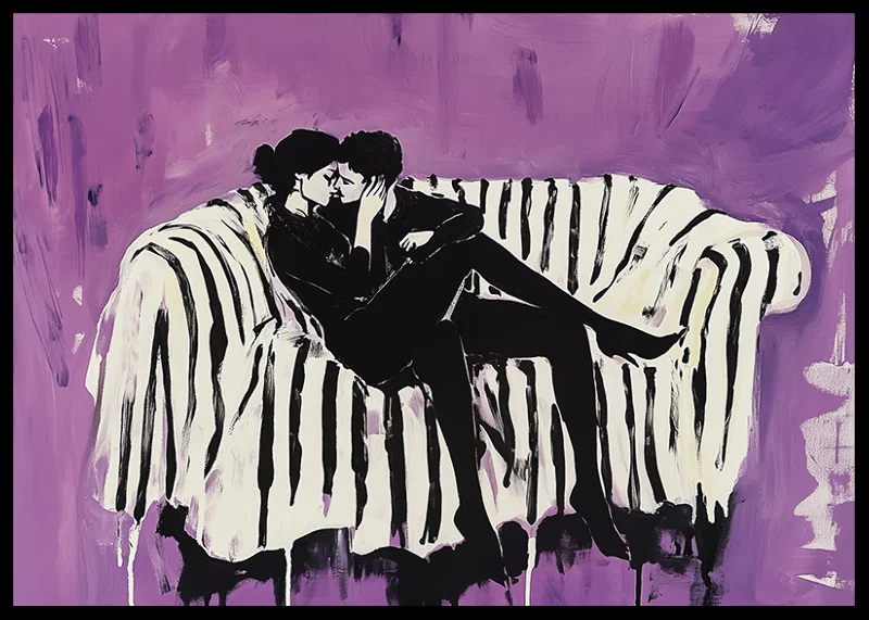 A loving embrace in purple and black reveals secrets-12