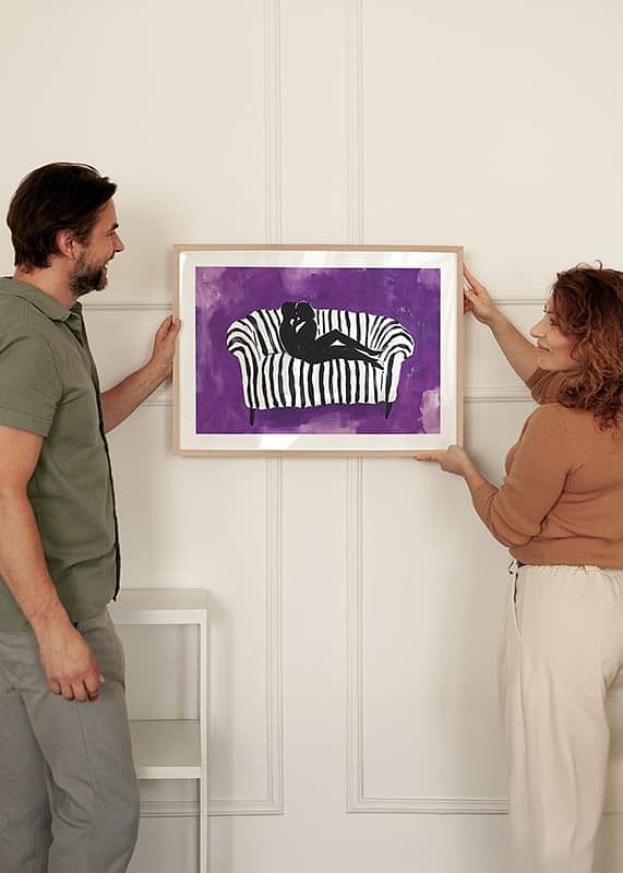 A silhouette of love against a purple background captures the moment-12