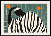 The elegance of the silhouette against colorful contrasts fascinates-2