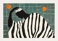 The elegance of the silhouette against colorful contrasts fascinates-3