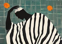The elegance of the silhouette against colorful contrasts fascinates-7