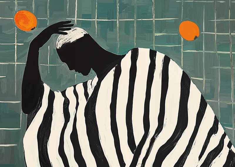 The elegance of the silhouette against colorful contrasts fascinates-12