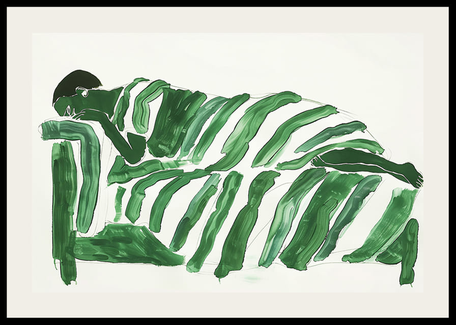 Zelené línie vytvárajú pokojnú a snovú atmosféru-12