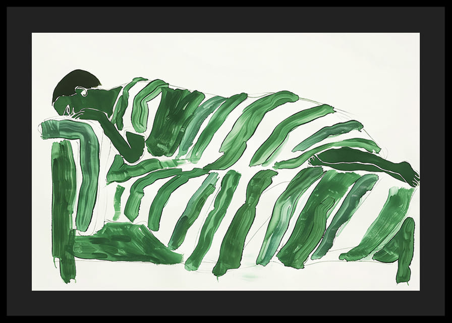 Zelené línie vytvárajú pokojnú a snovú atmosféru-12