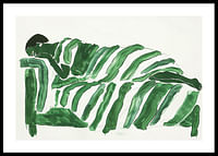 Green sweeping lines create a calm and dreamlike atmosphere-0