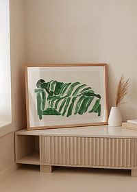 Green sweeping lines create a calm and dreamlike atmosphere-4