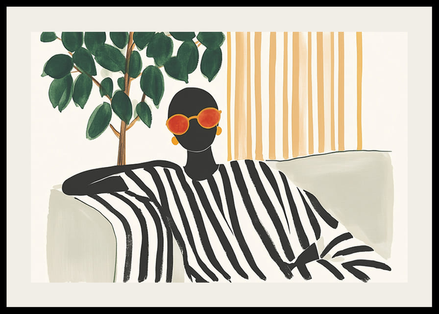 Momentos de estilo y tranquilidad con elegancia gráfica.-12