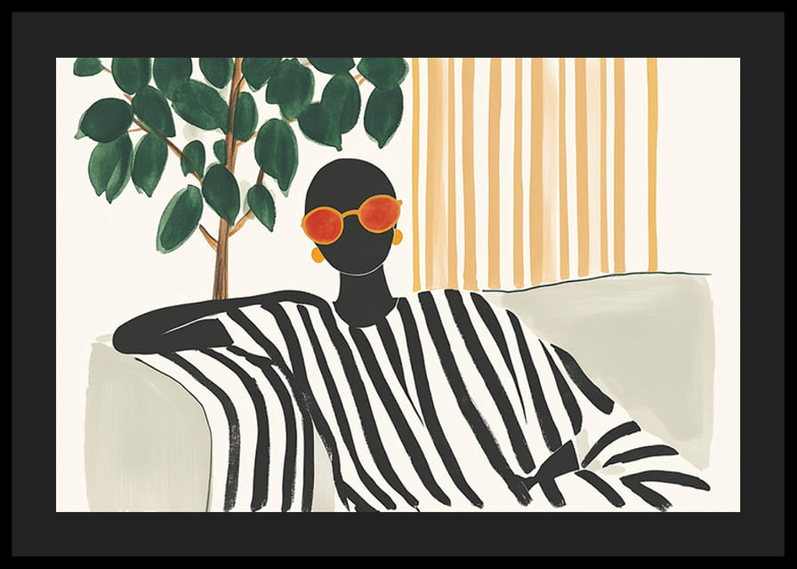 Momentos de estilo y tranquilidad con elegancia gráfica.-12