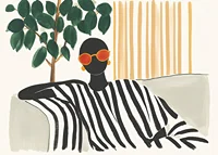 Moments of style and tranquility with graphic elegance-7
