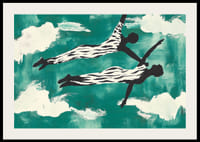 Két táncos elegánsan lebeg a felhők között-2