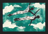 Két táncos elegánsan lebeg a felhők között-5