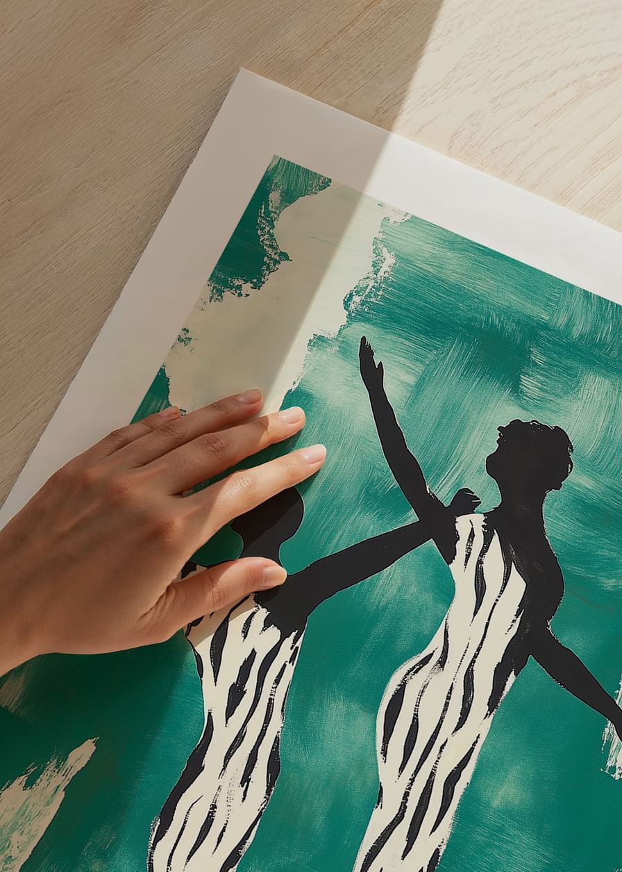 Two dancers float elegantly through the clouds-12